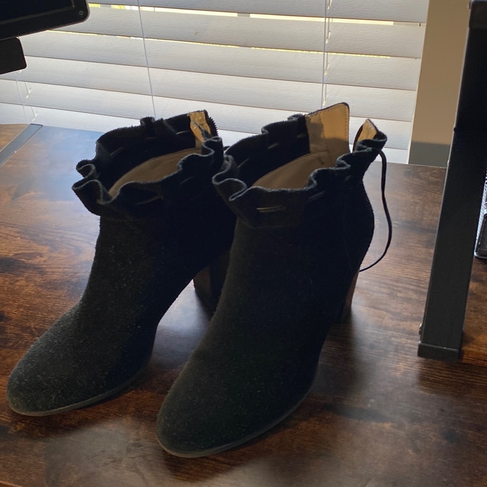 Crown & Ivy Velvet Booties